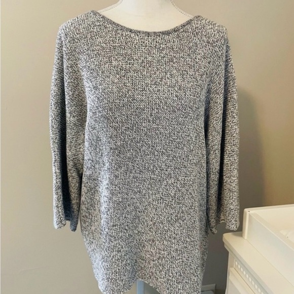 H&M Women's Basic Oversized Wide Sleeve Gray Sweater - Picture 1 of 6